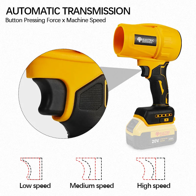 Electric Air Blower Turbo Jet Fan Handheld Dust Blowing Tool
