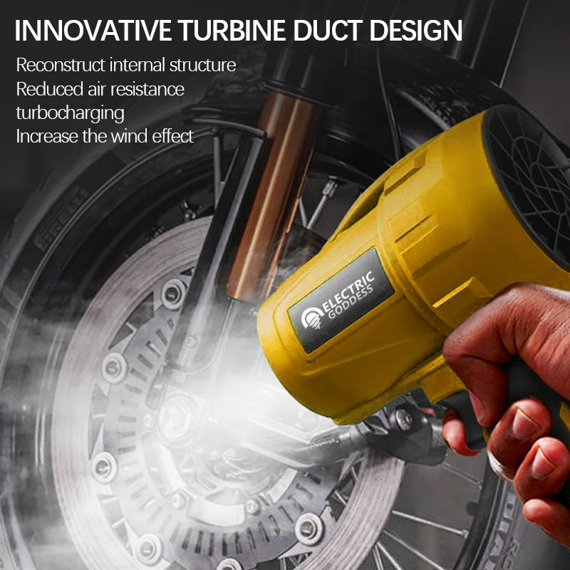 Electric Air Blower Turbo Jet Fan Handheld Dust Blowing Tool